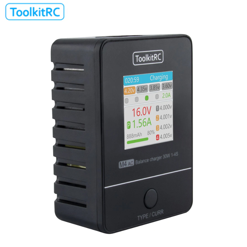 ToolkitRC M4AC 30W LCD Screen  - Drone Racing Charger 리뷰 및 가격