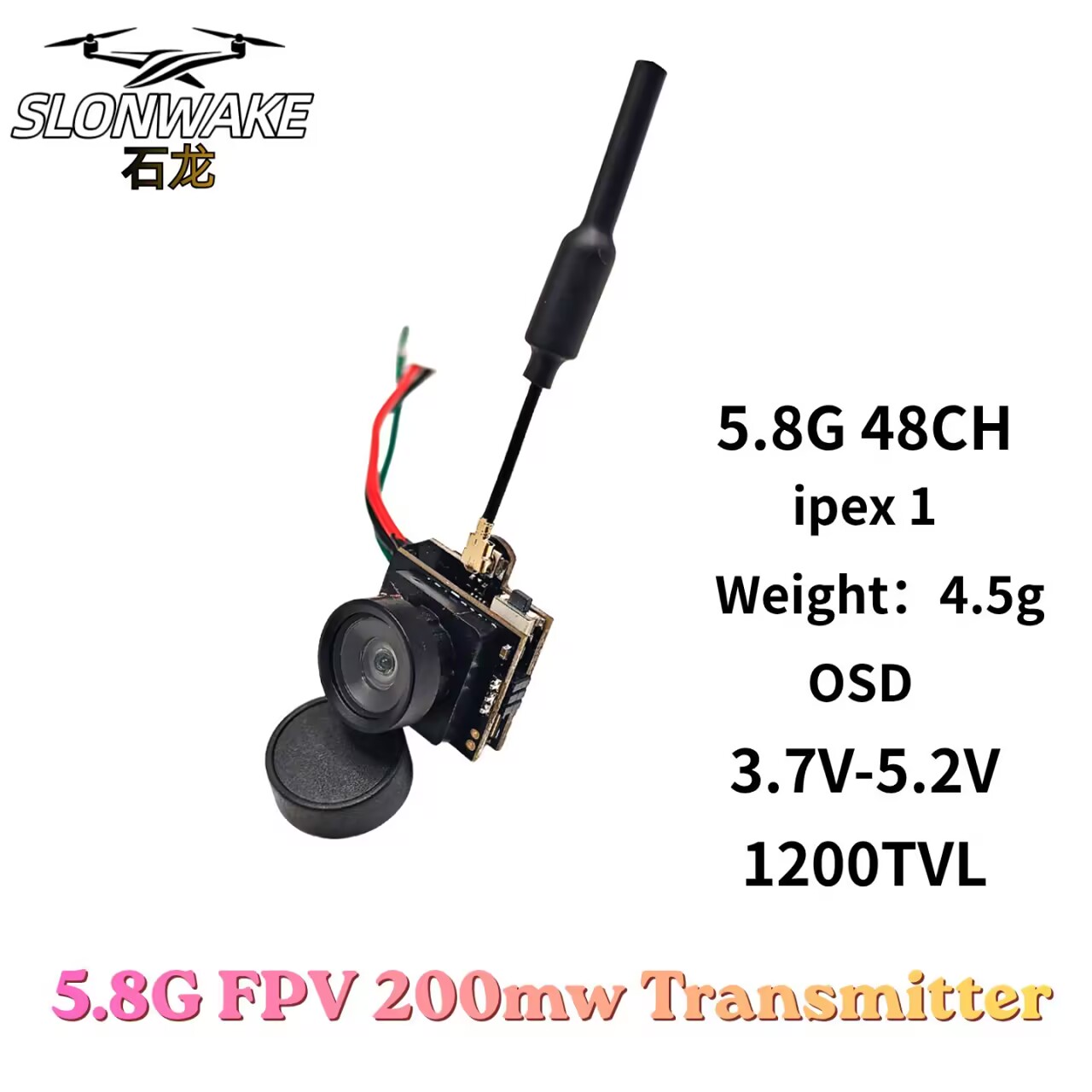 SLONWAKE 5.8G Analog Video Tra - Drone Racing Transmitter 리뷰 및 가격