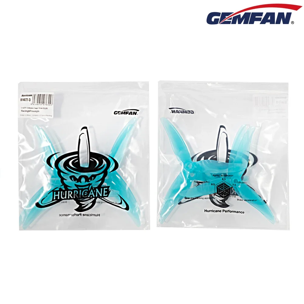 10Pairs (10CW + 10CCW) Gemfan  - Drone Racing Propeller 리뷰 및 가격