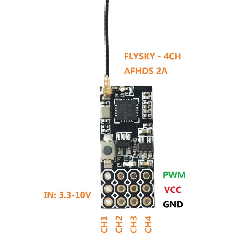 Flysky FS2A Mini Receiver 4CH  - Drone Racing Receiver 리뷰 및 가격