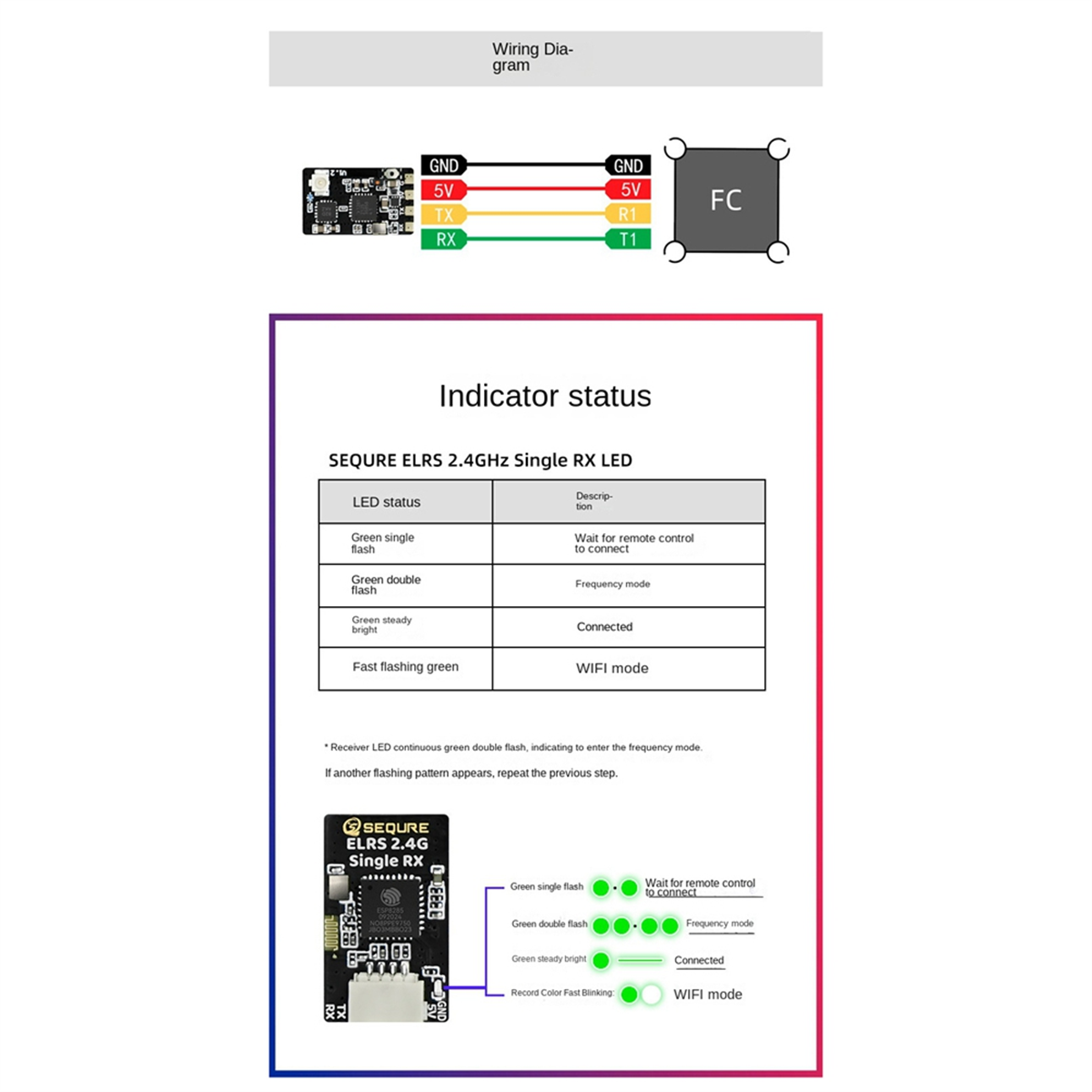 A56G-SEQURE ELRS 2.4GHz Single - Drone Racing Charger 리뷰 및 가격