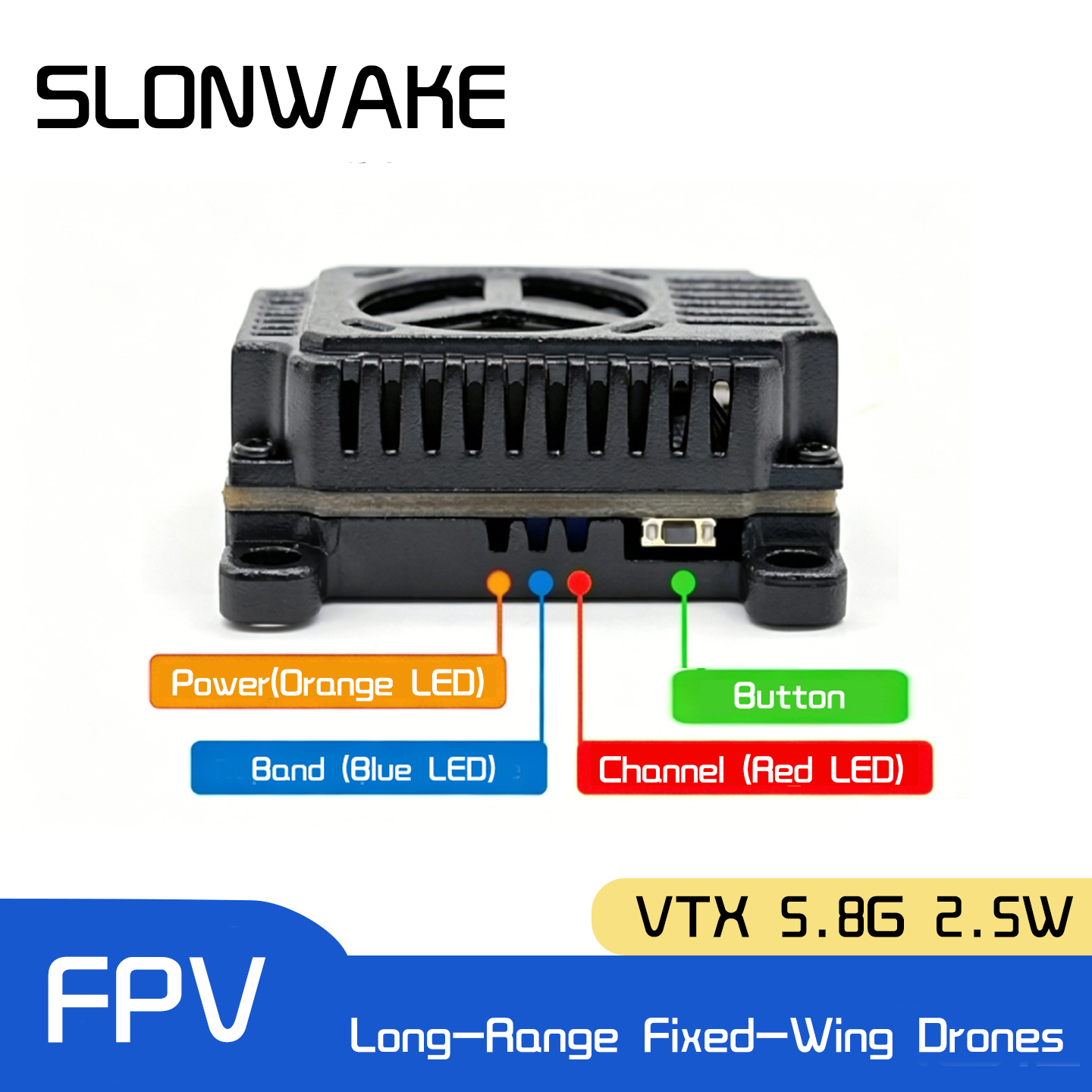 SLONWAKE 5.8G 48CH FPV Transmi - Drone Racing Transmitter 리뷰 및 가격