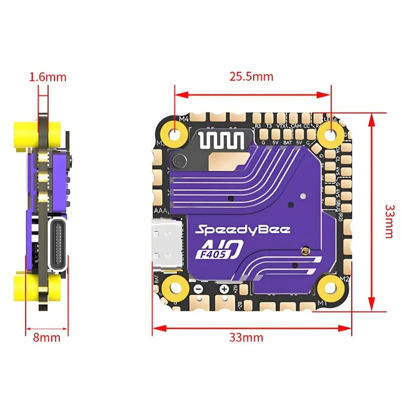 SpeedyBee F405 AIO Flight Cont - Drone Racing Esc 리뷰 및 가격
