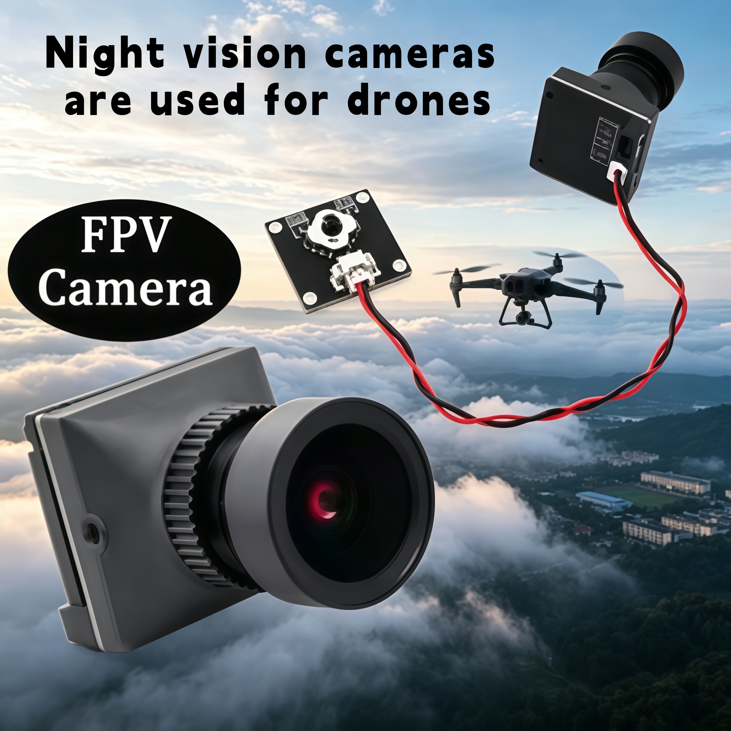 1500TVL HD CADDX Snail FPV Cam - Drone Racing Transmitter 리뷰 및 가격