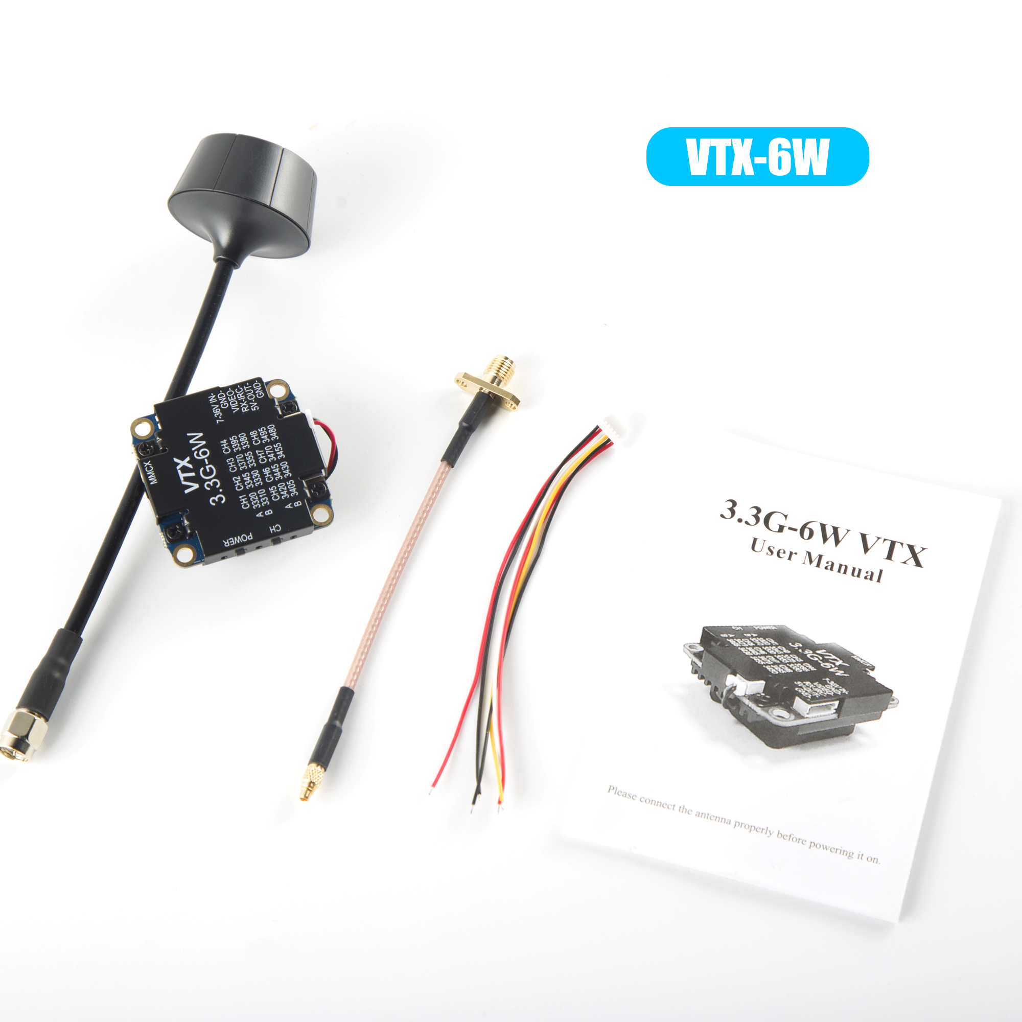 FPV Video Transmitter 3.3G 6W  - Drone Racing Transmitter 리뷰 및 가격